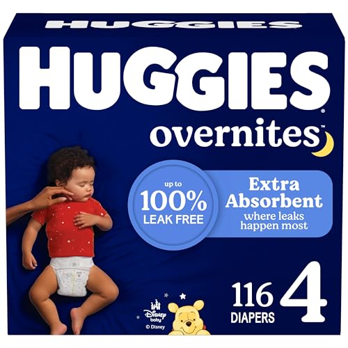 116 Count HUGGIES Overnites Baby Overnight Diapers