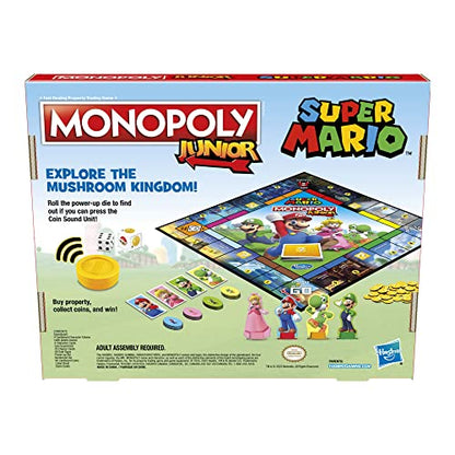 Monopoly Junior Super Mario Board Game for Kids