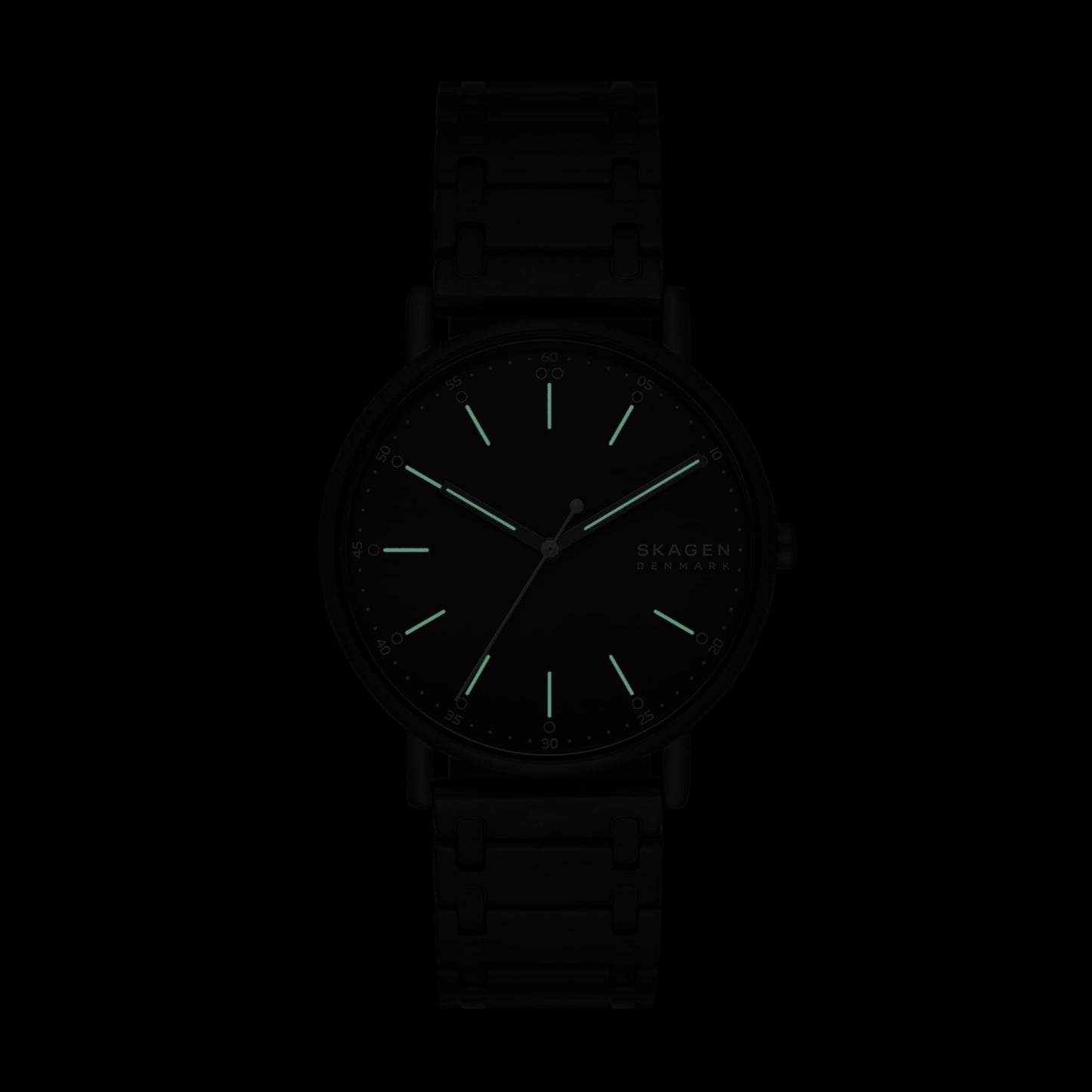 Skagen Men's Black Stainless Steel Bracelet Watch