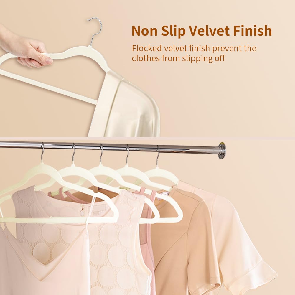 Stormix 52 Pack Non-Slip Velvet Clothes Hangers