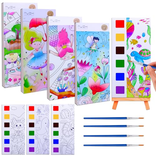 4 Pack Water Reveal Paint with Water Books