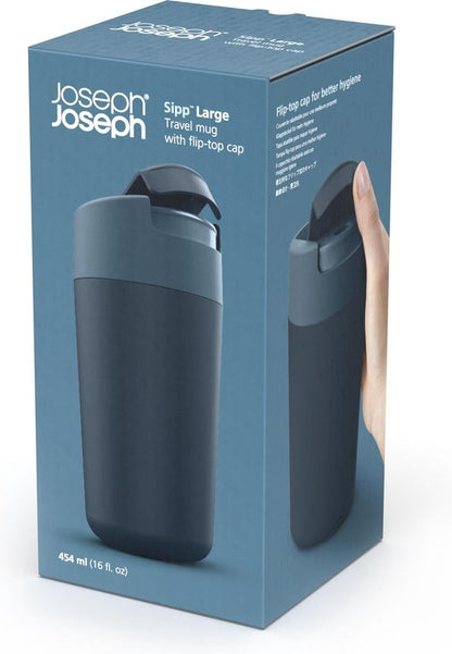 Joseph Joseph Travel Mug with Flip-top Cap 454ml