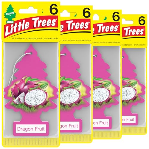 24 Pack LITTLE TREES Car Air Freshener Dragon Fruit