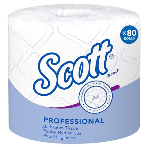 80 Rolls Scott Professional 2-Ply Toilet Paper Bulk