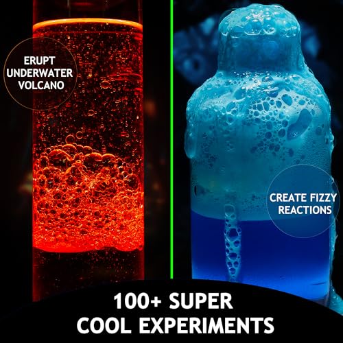 Japace 100+ Experiments Science Kit for Kids Age 4-12 Year Old, Cool Boy Christmas Birthday Gift Ideas, Chemistry and Physics Set Toys for Boys Girls