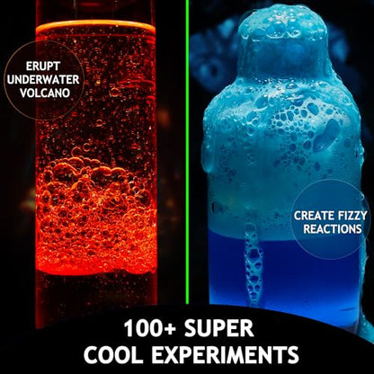 Japace 100+ Experiments Science Kit for Kids Age 4-12 Year Old, Cool Boy Christmas Birthday Gift Ideas, Chemistry and Physics Set Toys for Boys Girls