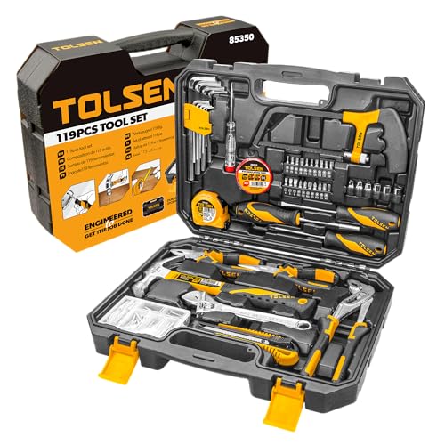 119 Piece Household Hand Tool Set with Toolbox