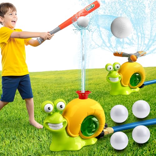 Water Sprinkler Baseball Toy Outdoor Lawn Kids Game