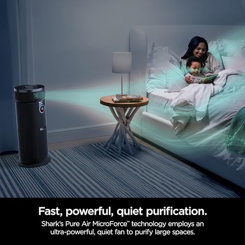 Shark 3-in-1 Max Air Purifier, Heater & Fan with NanoSeal HEPA, Cleansense IQ, Odor Lock, for 1000 Sq. Ft, Charcoal Grey