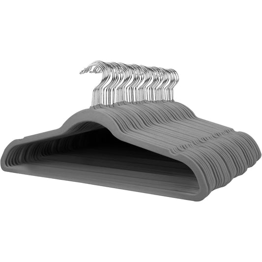 52 Pack Velvet Non-Slip Clothes Hangers