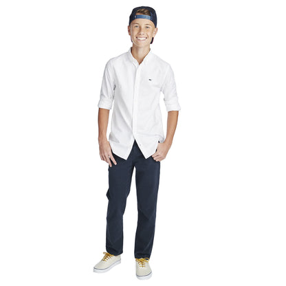 Boy's Long Sleeve Oxford Whale Shirt by vineyard vines