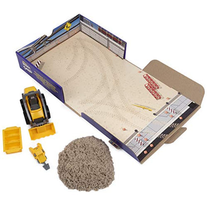Kinetic Sand, Dig & Demolish Playset with 1lb and Toy Truck, Play Sand Sensory Toys for Kids Ages 3 and up