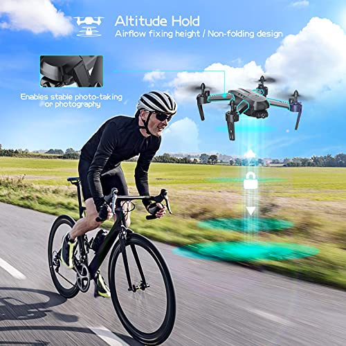 FERIETELF Drone with Camera - T6 1080P HD RC Drone, Fpv Drone for Adults, With WiFi Live Video, Altitude Hold, Headless Mode, Gravity Sensor, One Key Take Off for Kids or Beginners