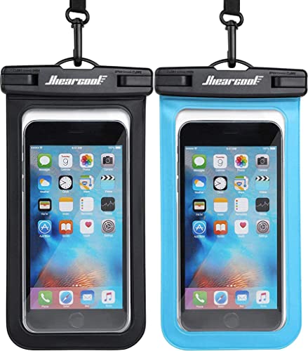 2 Pack Waterproof Phone Pouch Case for iPhone Samsung