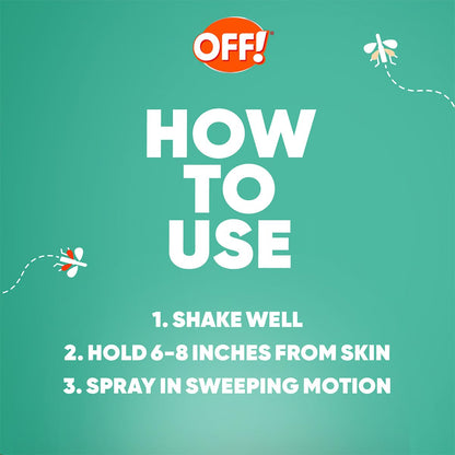 OFF! Mosquito Repellent Spray, 15% DEET, 4 Oz