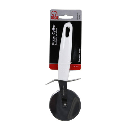 Chef Craft Select Stainless Steel Pizza Cutter, 8 inches in length 2.5 inch blade diameter, White