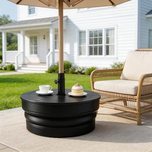Foldable 110 lb Heavy Duty Patio Umbrella Base