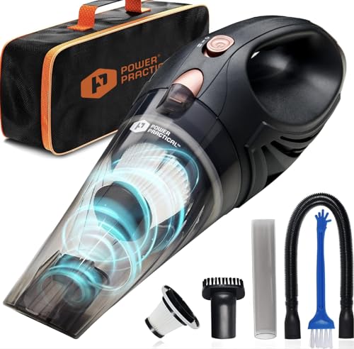Power Practical Cordless Handheld Car Vacuum Cleaner Rechargeable