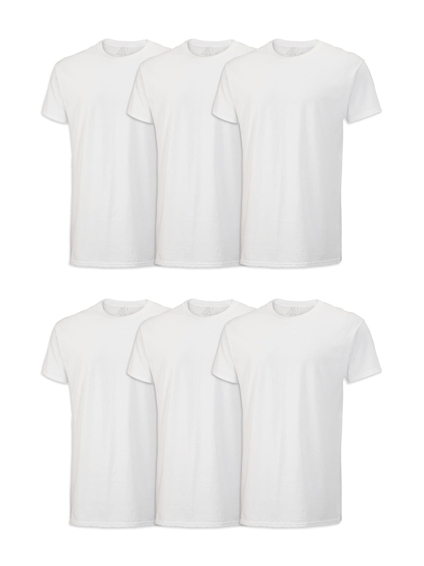 Fruit of the Loom Men's Crew T-Shirt Pack of 6