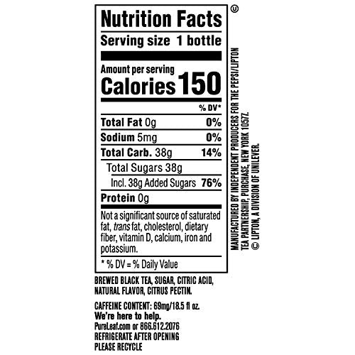 Pure Leaf Sweetened Lemon Iced Tea Pack