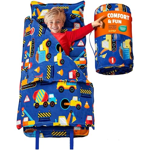 Klevly Soft Non-Toxic Toddler Nap Mat with Pillow