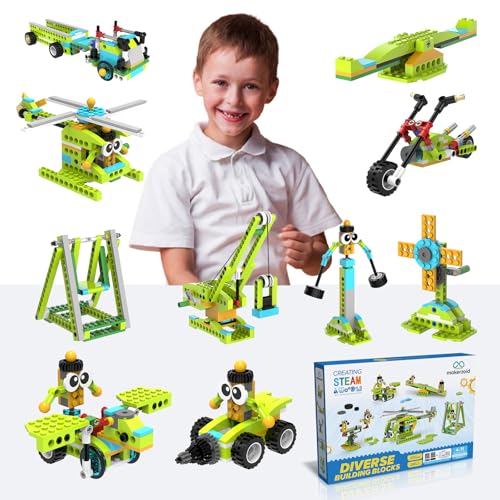 370 Piece STEM Educational Robot Building Kit