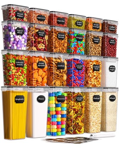 24 Pack Airtight Food Storage Containers with Lids