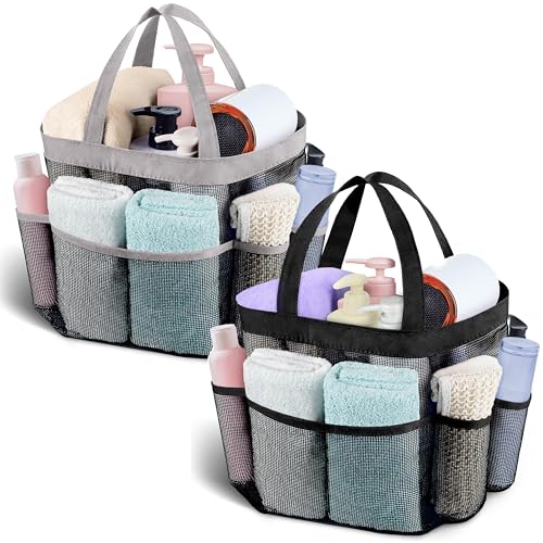 Mesh Shower Caddy with 9 Pockets