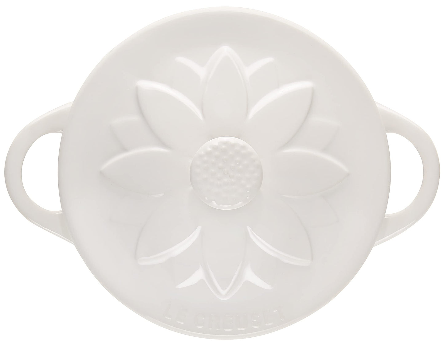 Le Creuset Mini Round Cocotte with Flower Lid