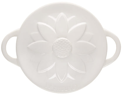 Le Creuset Mini Round Cocotte with Flower Lid
