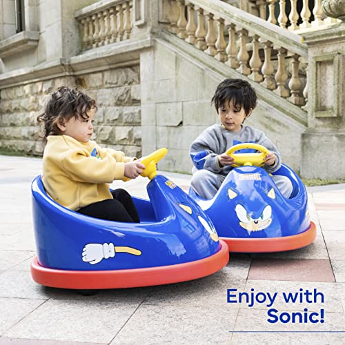 Sonic Bumper Car for Kids with Remote Control