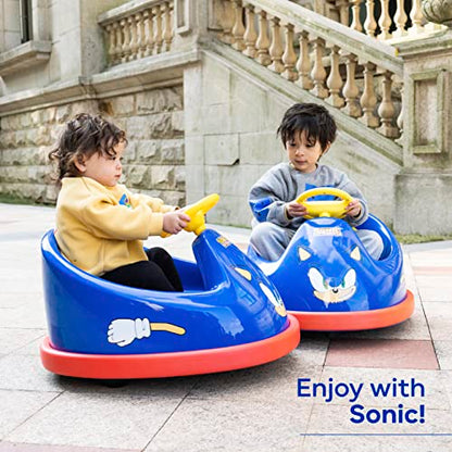Sonic Bumper Car for Kids with Remote Control