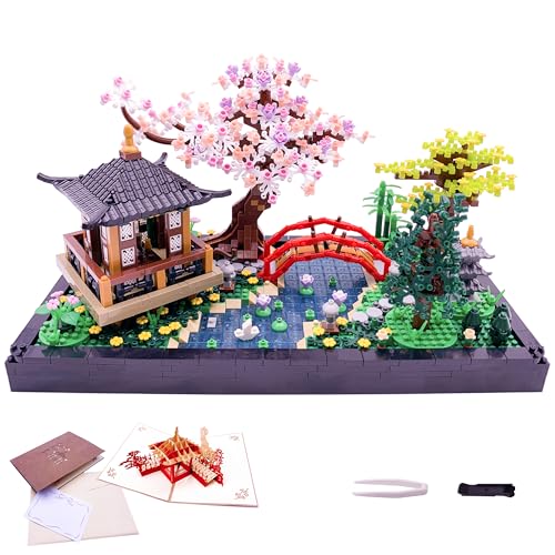 2280 Piece Zen Garden Sakura House Building Set