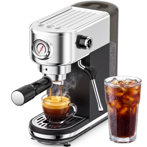 20 Bar Espresso Coffee Machine with Milk Frother