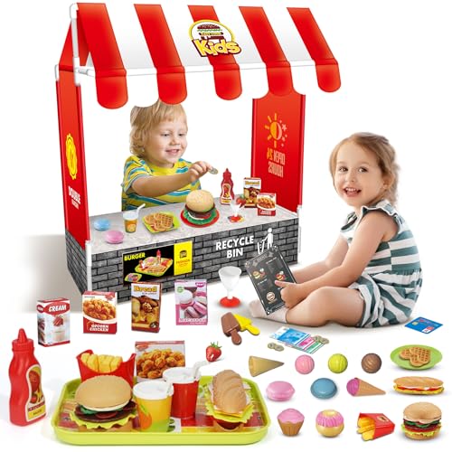 150 Piece Kids Tea Party Set with Play Tent