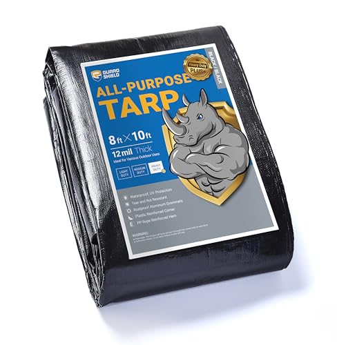 8x10 Heavy Duty Waterproof Tarp with Grommets