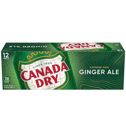 Canada Dry Ginger Ale, 12 Pack Cans