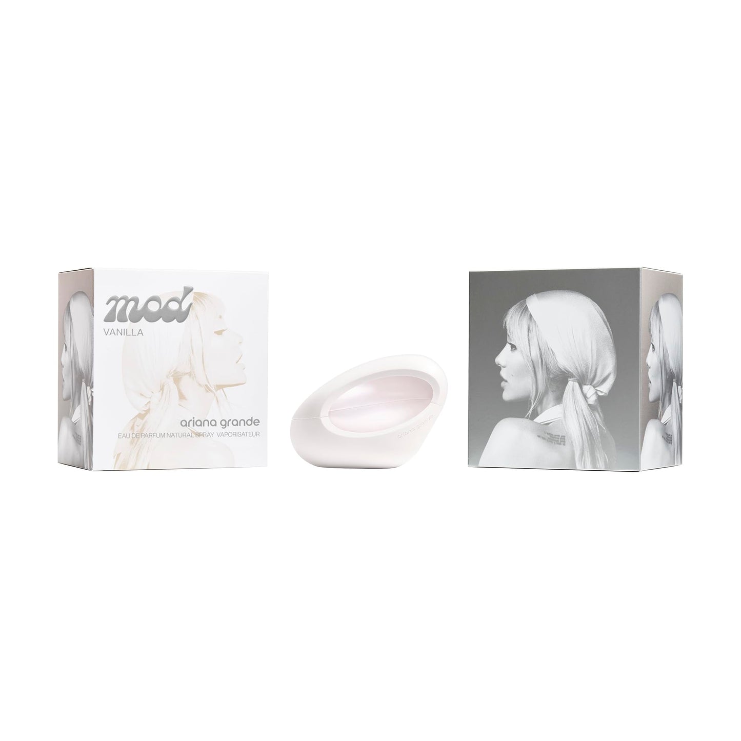 Ariana Grande MOD Vanilla Eau De Parfum – Gourmand Musk Fragrance for Women – Women's Perfume with Notes of Vanilla, Cocoa Butter, Plum & Jasmine – 3.4 Fl Oz
