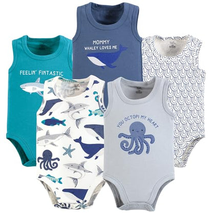 Touched by Nature Organic Cotton Baby Bodysuits