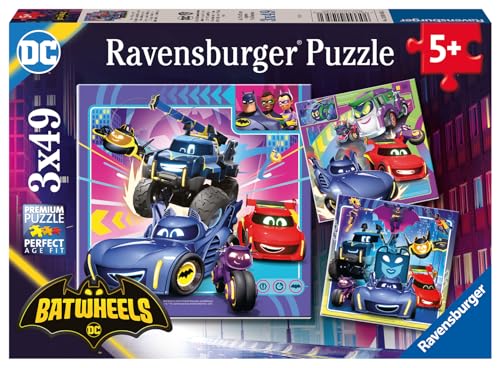 Ravensburger Batwheels 3x49 Piece Kids Jigsaw Puzzles