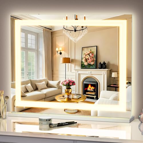 FENCHILIN Lighted Hollywood Makeup Vanity Mirror