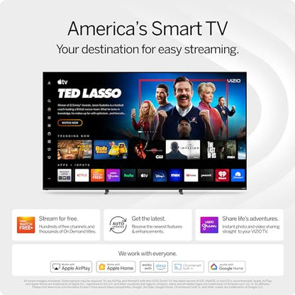 VIZIO 65-Inch V-Series 4K UHD LED Smart TV with Voice Remote, Dolby Vision, HDR10+, Alexa Compatibility, V655-J09, 2022 Model