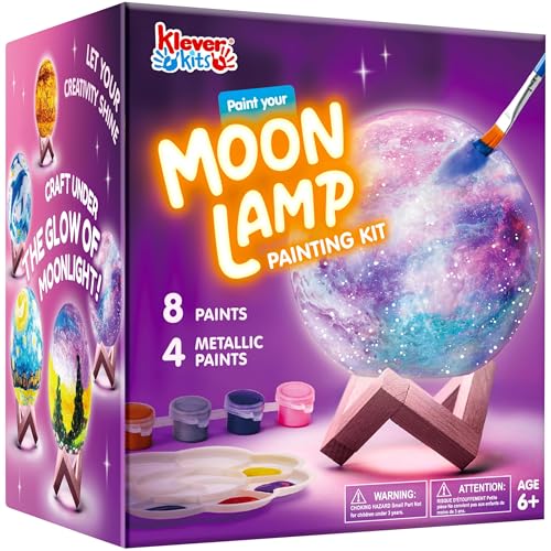 DIY 3D Moon Lamp Painting Kit for Kids