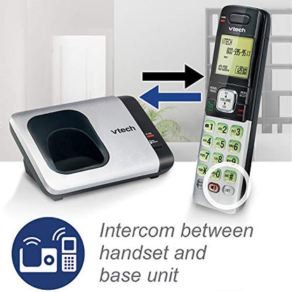 VTech CS6719-16 DECT 6.0 Phone with Caller ID/Call Waiting, 1 Cordless Handset, Red