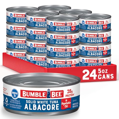 24 Pack Bumble Bee Albacore Tuna in Oil Cans