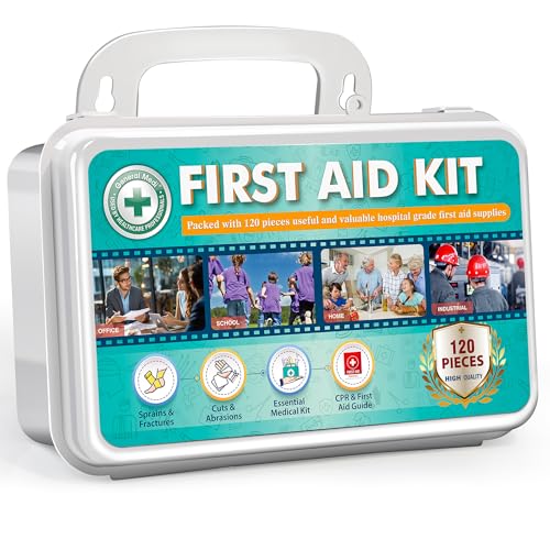 120 Piece First Aid Kit Hardcase Emergency Supplies