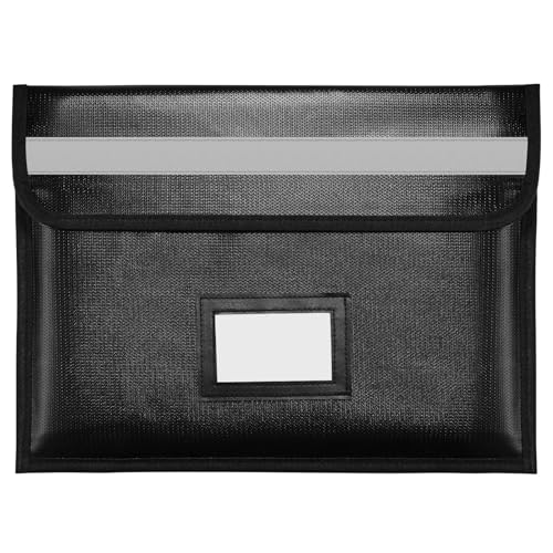 OFASIZEN Fireproof Document Bag (5200℉) for Cash, Passport, Important Documents, and Valuables - Fireproof Money Bag