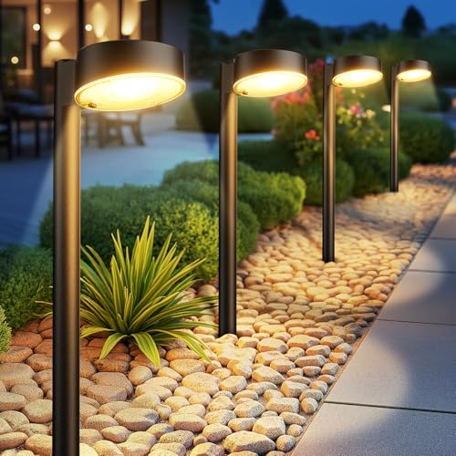 8 Pack Solar LED Waterproof Pathway Lights