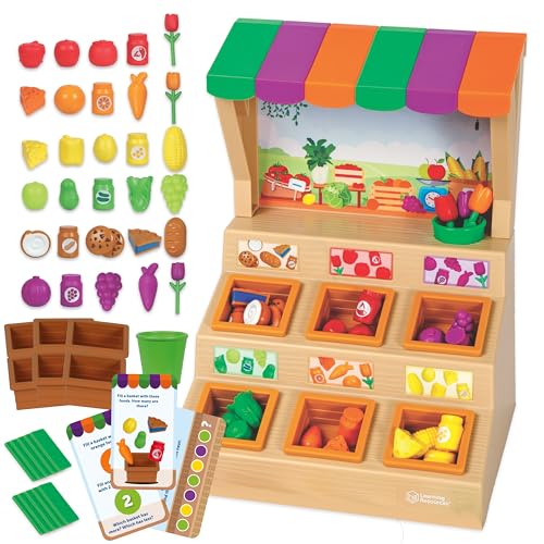 Learning Resources Mini Farmstand Sorting Toy Set