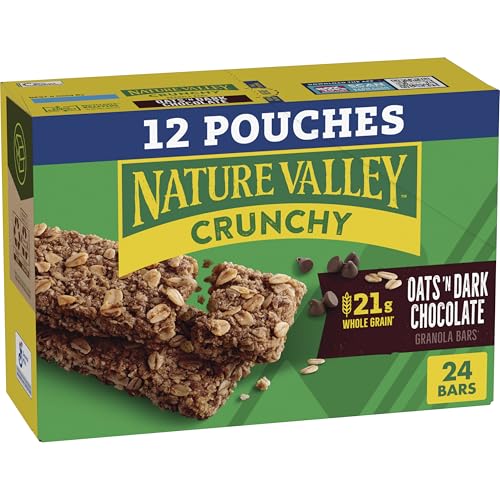 24 Count Nature Valley Oats 'n Dark Chocolate Granola Bars